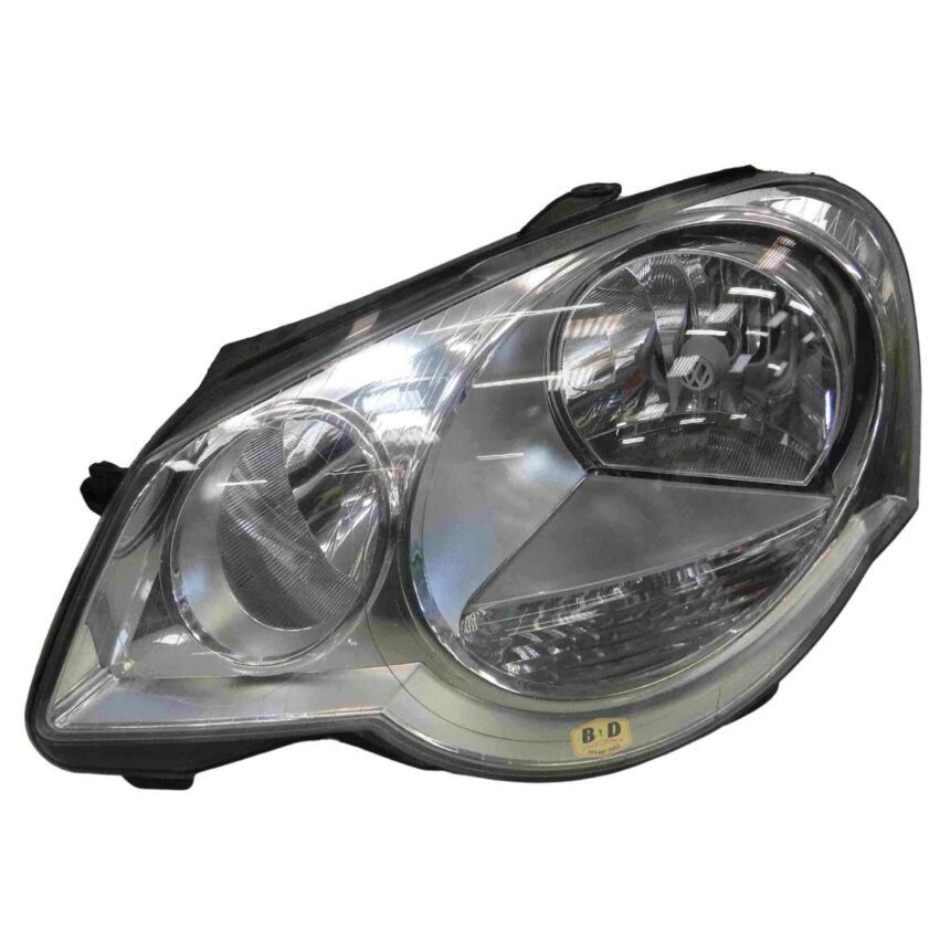 VW Polo Bujwa LHS Headlight 05- (Chrome) BB | B+D Auto Body Spares